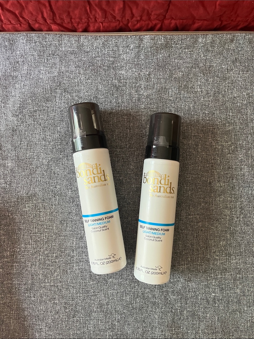 Bondi Sands Self Tanning Foam — White Bottles with Black Caps